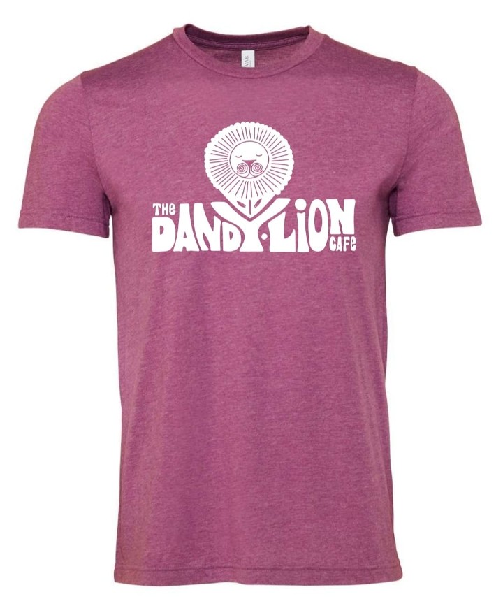 Maroon Dandy Lion Logo Tee SMALL