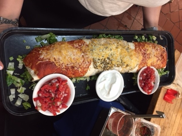 The Fab-5 Pound Burrito