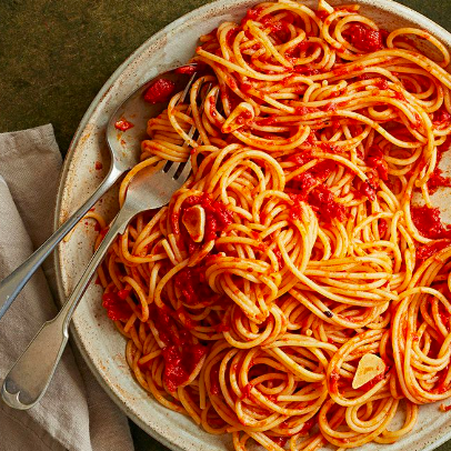 Spaghetti & Tomato Sauce