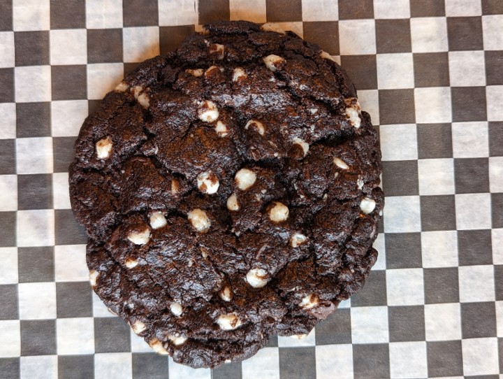 Jumbo Chocolate Double Chocolate Chip Cookie: Collab with Looking Meadow Coffee Co