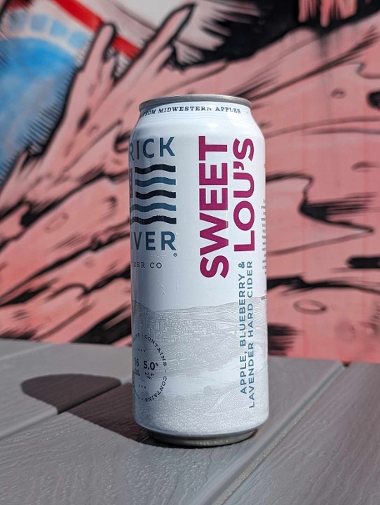 Brick River Sweet Lou's Cider, 16oz Can