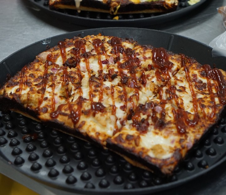 Detroit BBQ Chicken Pizza