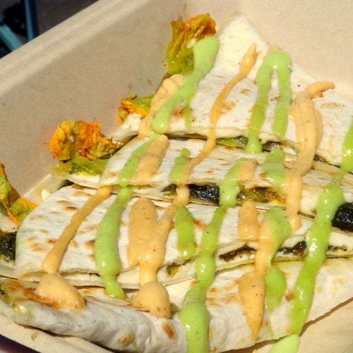 Squash Blossom Quesadilla