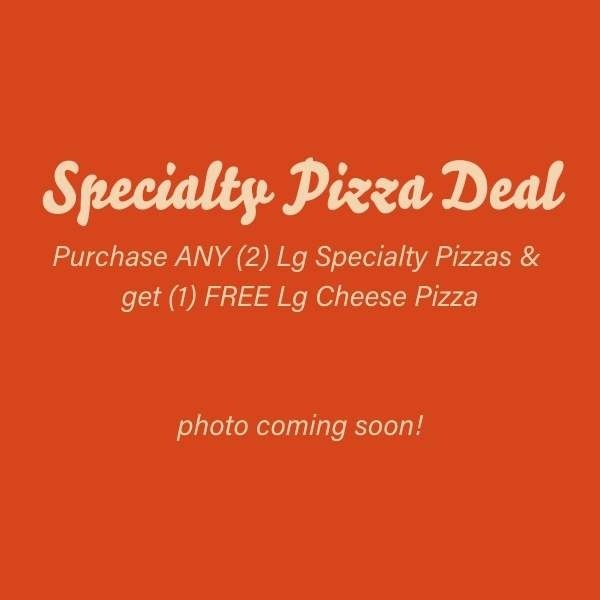 Specialty Pizza Deal