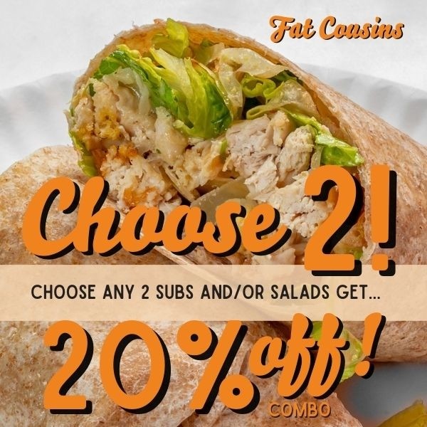 Choose ANY 2 Sub or Salad Deal