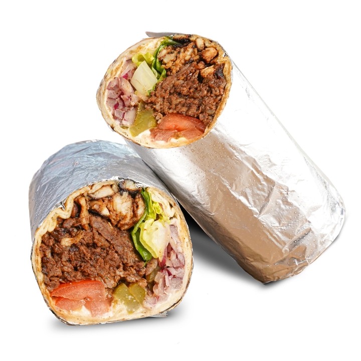 Chicken & Steak Shawarma Wrap