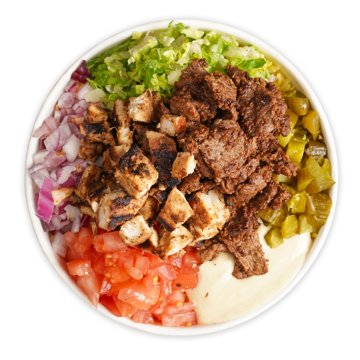 Chicken & Steak Shawarma Bowl