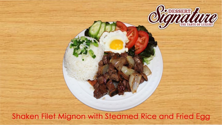Signature Cube Filet Mignon Steamed Rice