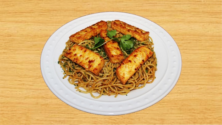 Grilled Tofu Garlic Noodle