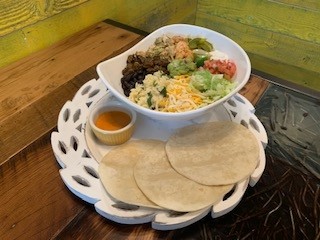 Fajita Bowl (Chicken+steak+shrimp)