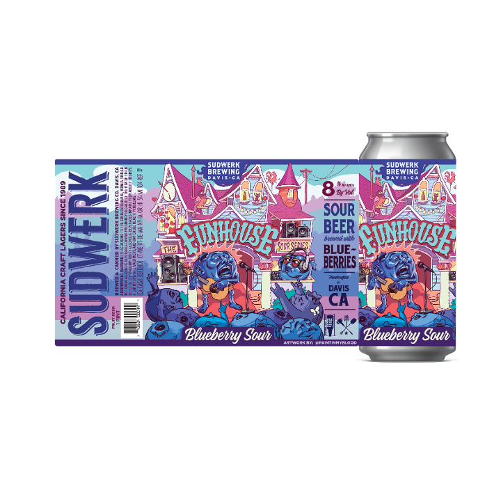 Funhouse Blueberry 4x16oz Can 4-pack