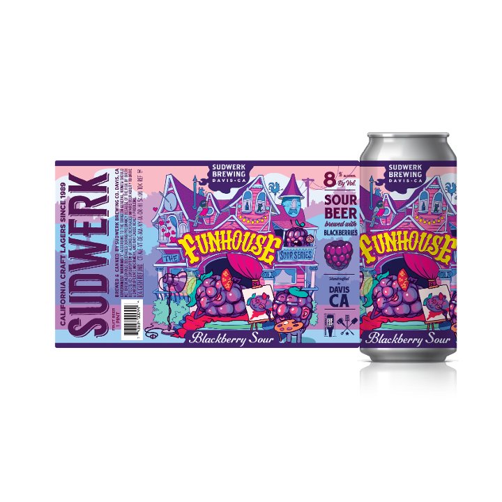 Funhouse Blackberry 4x16oz Can 4-pack