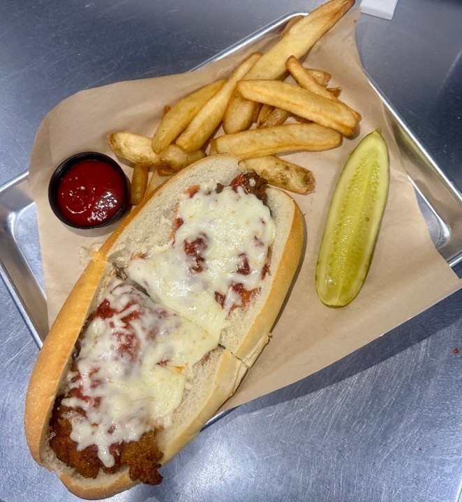 Veal Parmesan Sub 10"