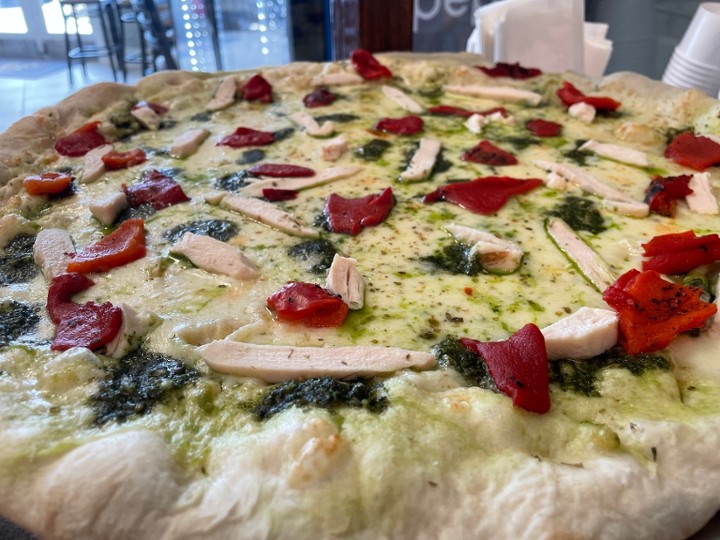 Large Chicken Pesto 18"