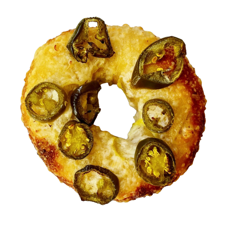 Asiago Jalapeno Bagel