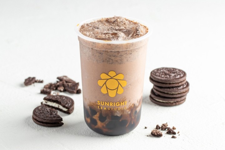 Kid's Oreo Chocolate Boba Milk (16oz)