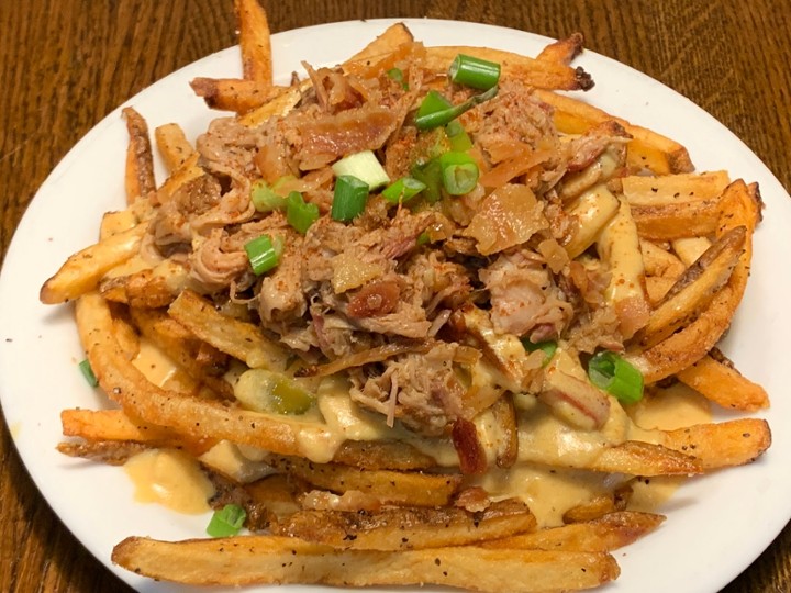 Pulled Pork Nacho Cheese Fries