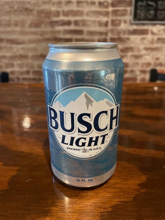 Busch light can
