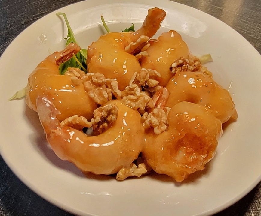 HONEY WALNUT TEMPURA SHRIMP