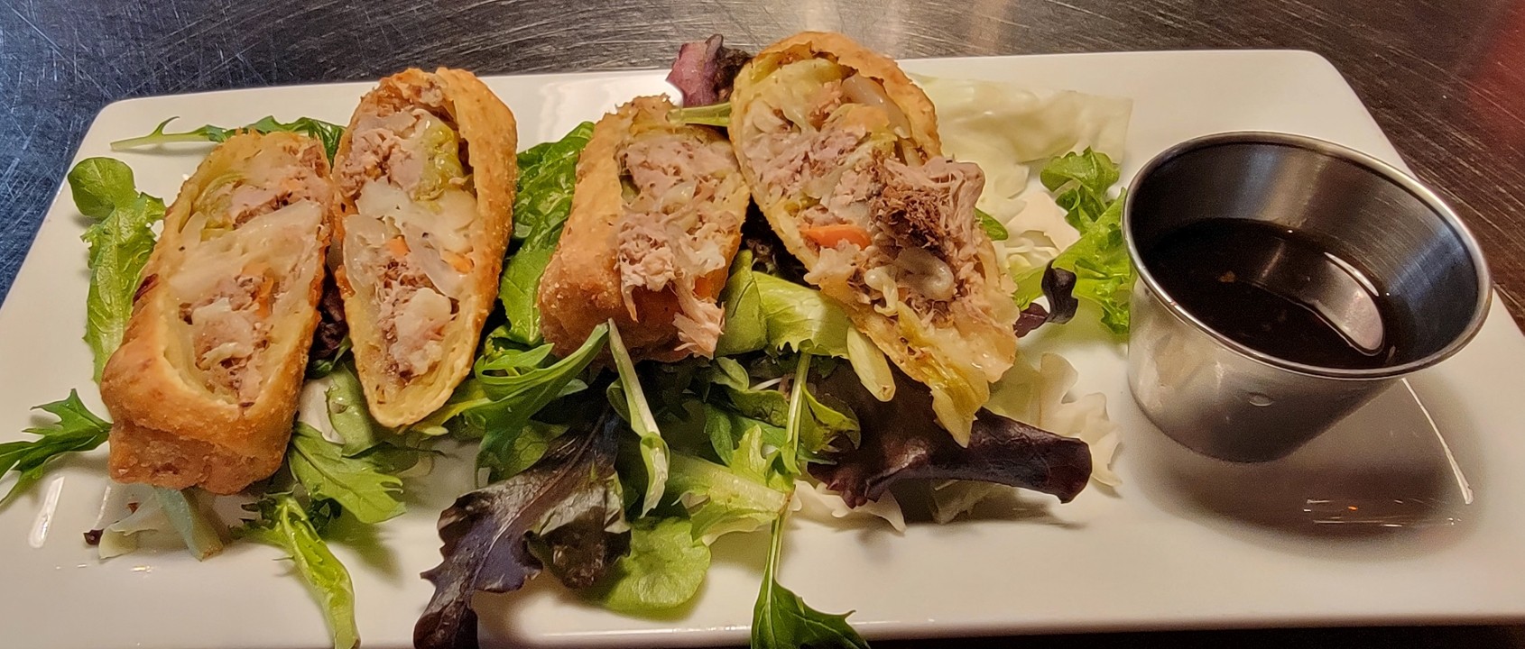 KALUA PORK SPRING ROLLS