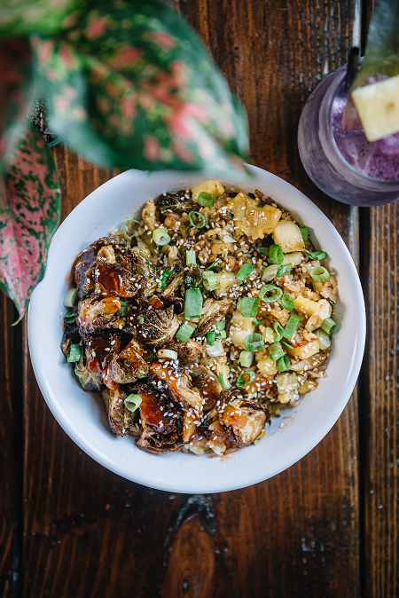 BRUSSELS SPROUT FRIED RICE