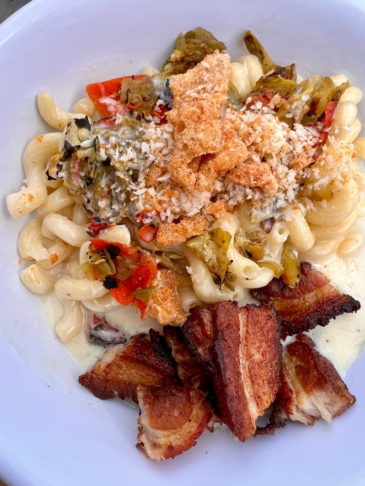PORK BELLY MAC AND CHEESE