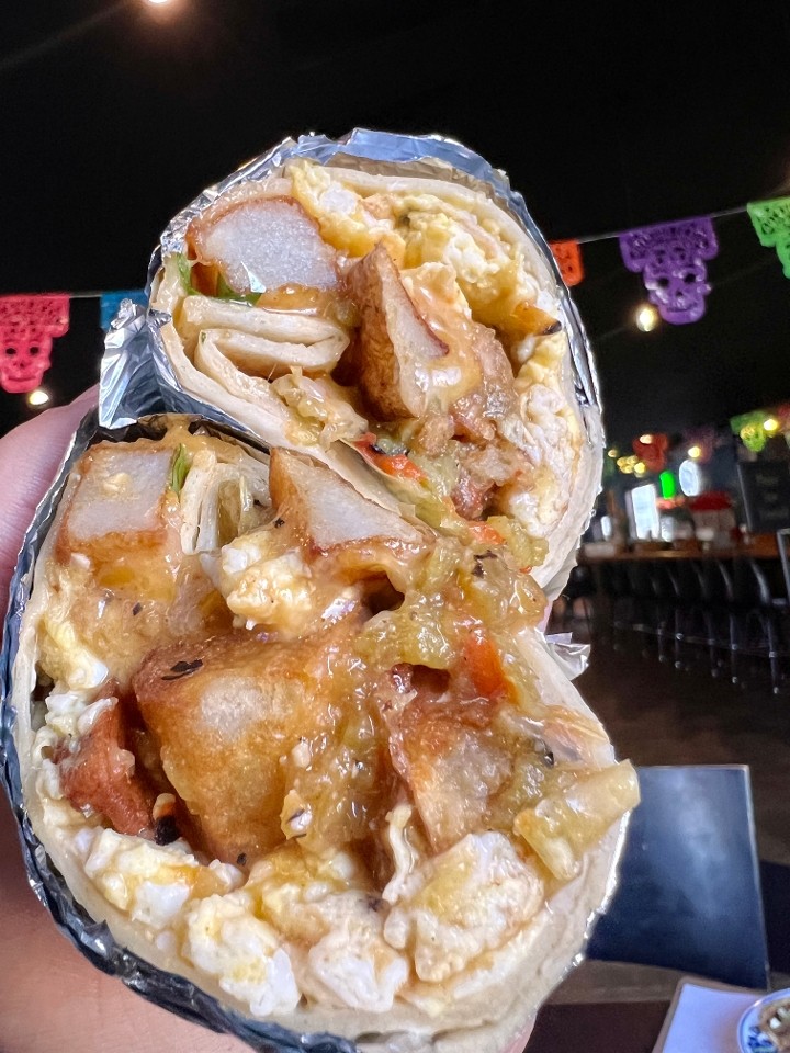 BREAKFAST BURRITO WITH MEAT