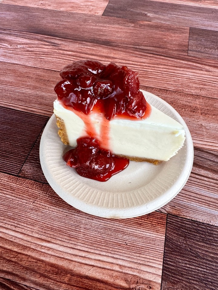 New York Cheesecake w/Strawberry Compote
