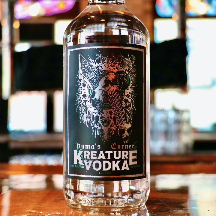 Kreature Vodka Bottle