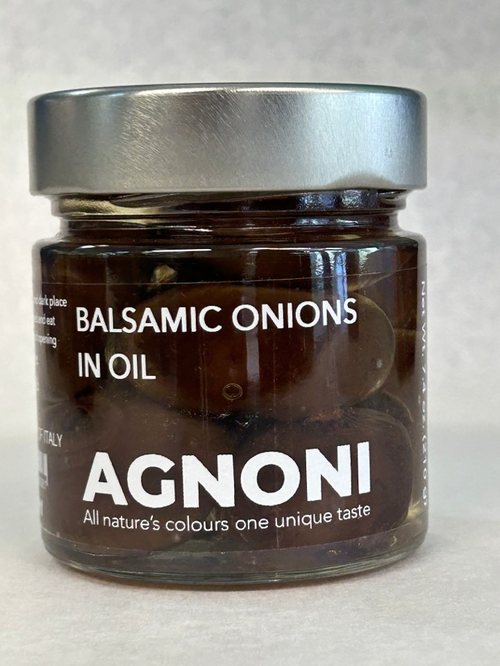 AGNONI - ONIONS BALSAMIC IN OIL - 7.4 OZ