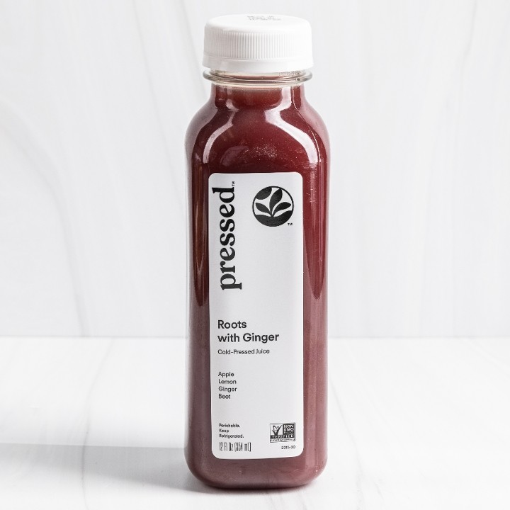 Roots with Ginger Pressed Juice