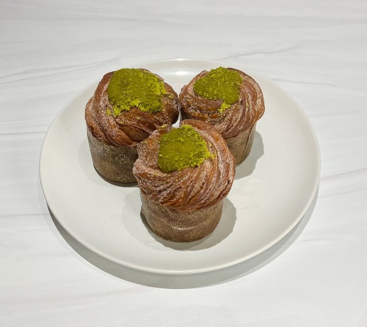 Pistachio Cruffin