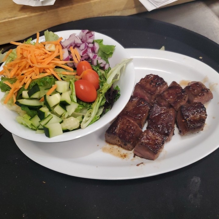 Steak Bite & Salad