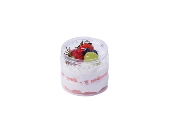 Fresh Strawberry Cake Jar
