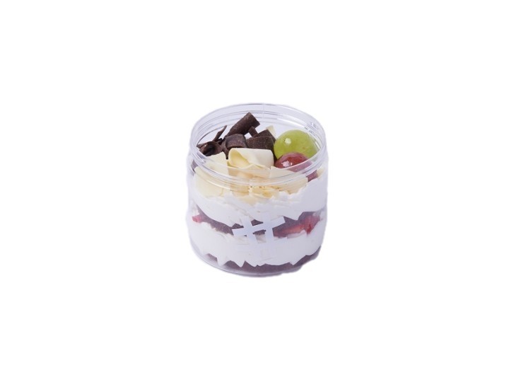 Fresh Fruit Chocolate Cake Jar
