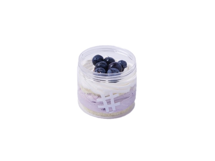 Fresh Blueberry Cake Jar
