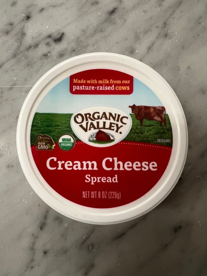 Organic Valley Cream Cheese Tub