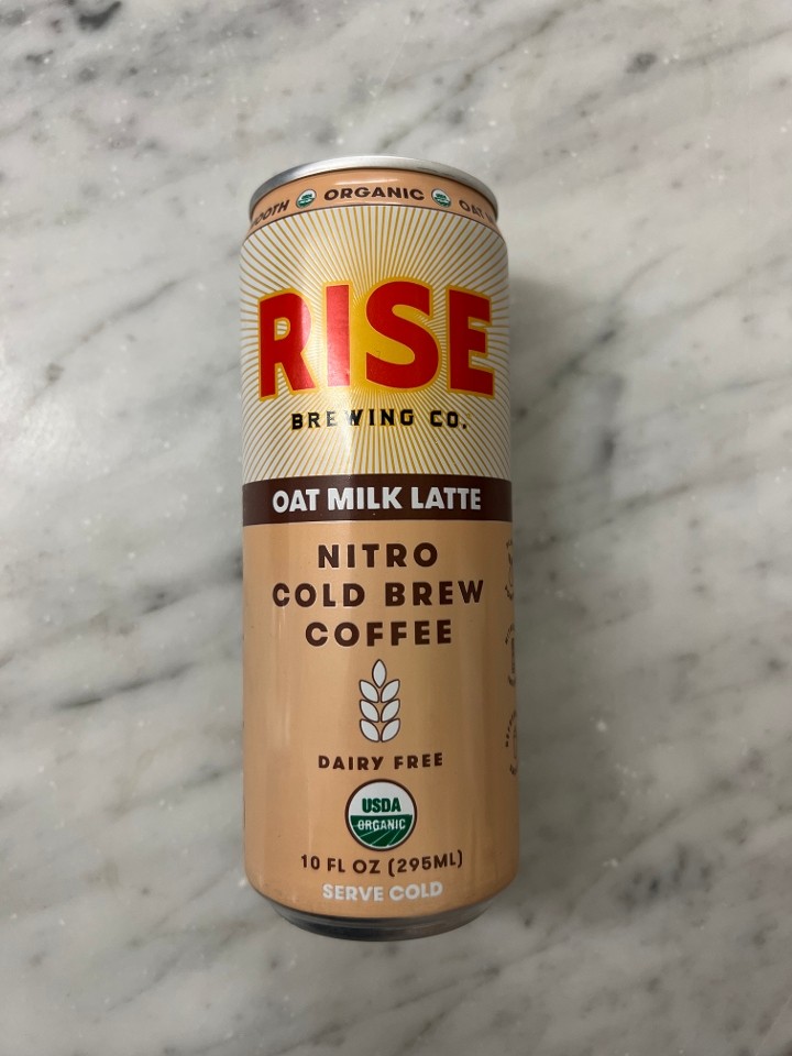 Rise Nitro Cold Brew Oat Milk Latte -  10 oz