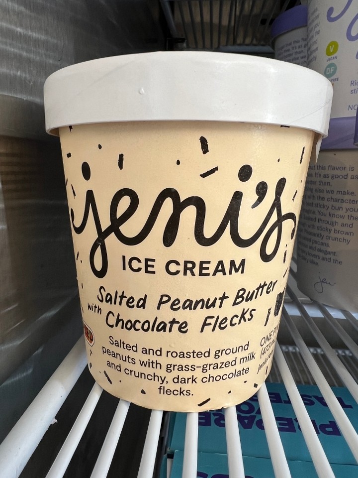 Salted Peanut Butter With Chocolate Flecks Pint