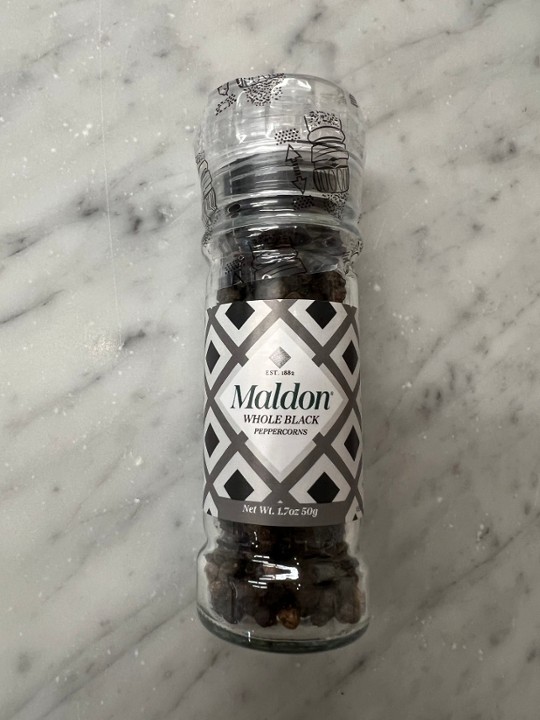 Maldon Black Peppercorn Grinder