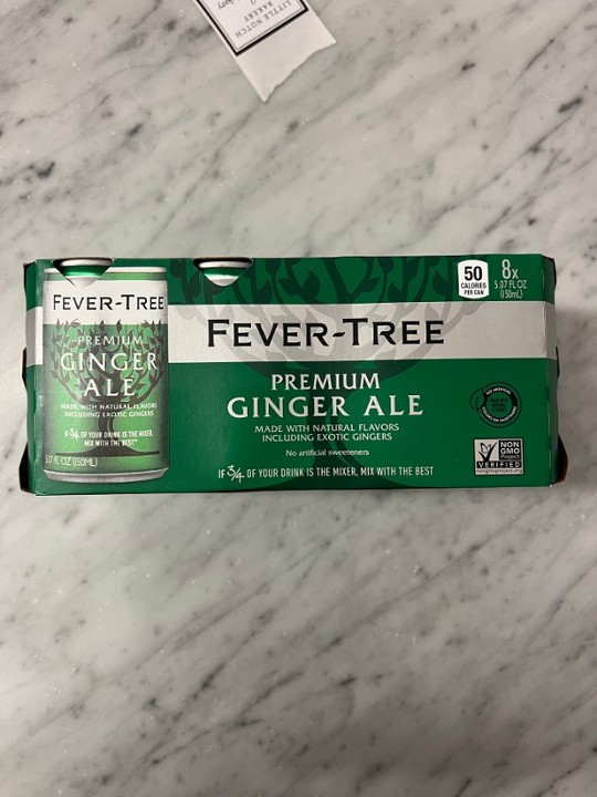 Fever-Tree Ginger Ale 5 oz Cans (8 pack)