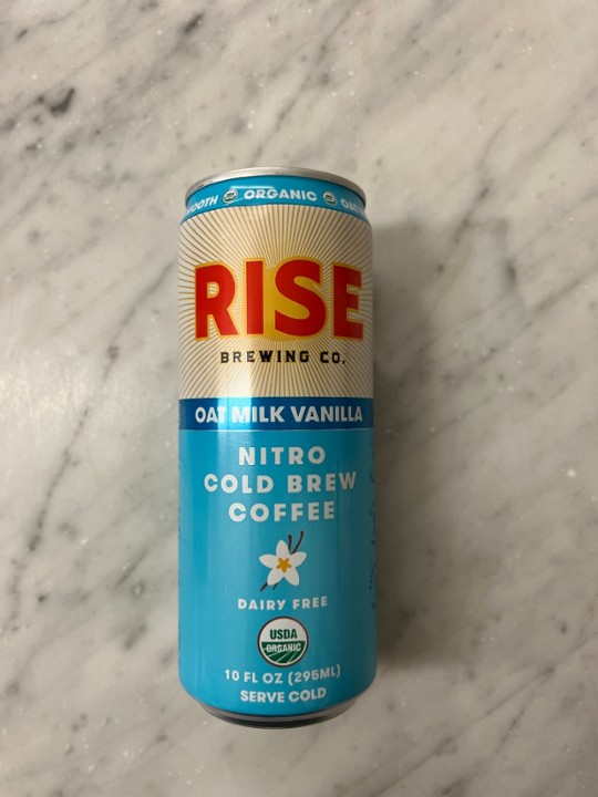 Rise Nitro Cold Brew Oat Milk Vanilla - 10 oz