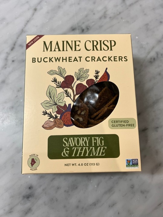 Maine Crisp Fig & Thyme Crackers