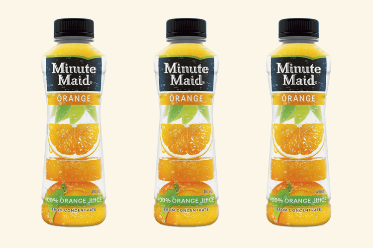 Étiquette de limonade Minute Maid