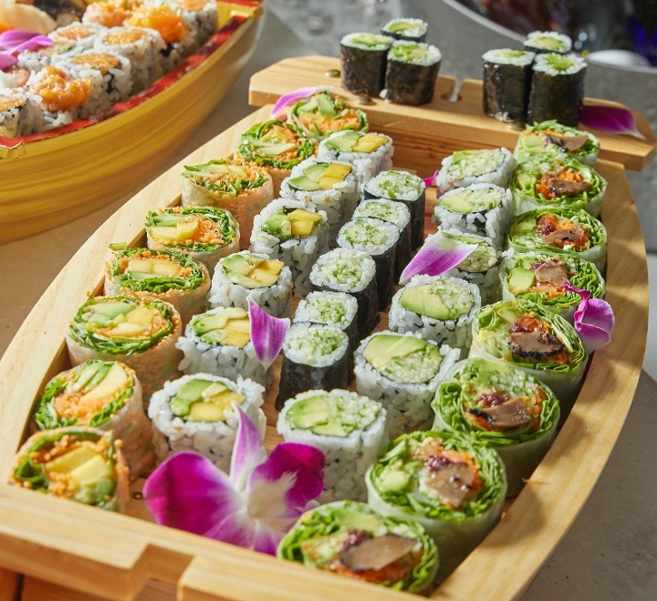 Vegan Roll Platter (G) (V) (36pc)