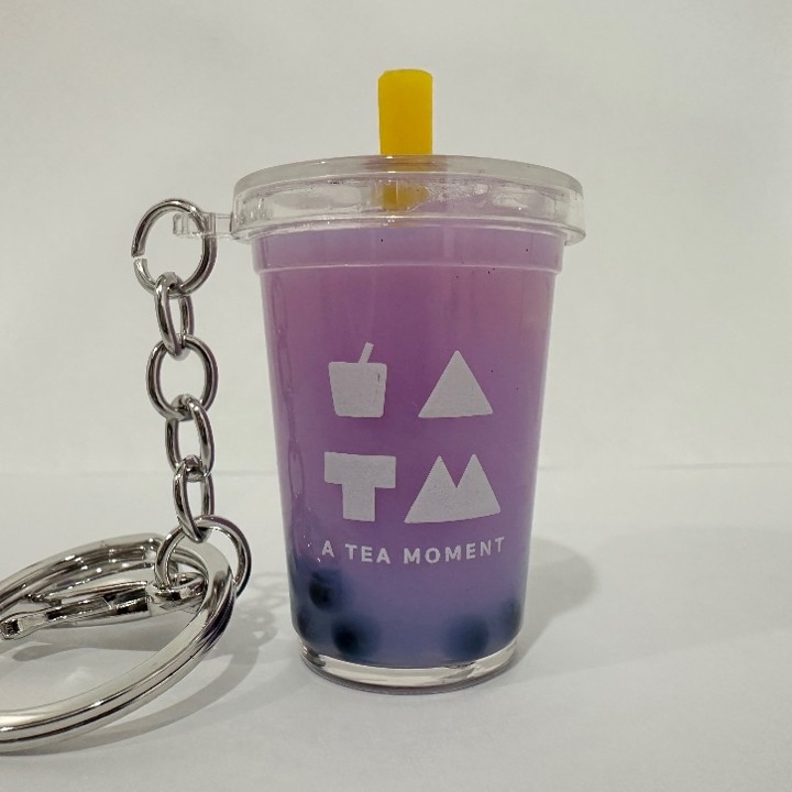 Taro Milk Keychain