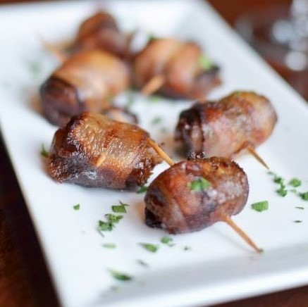 BACON WRAPPED DATES