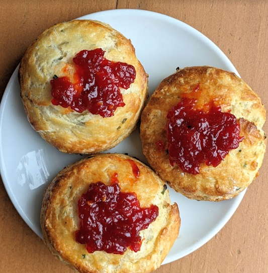 Chive & Chevre Scone