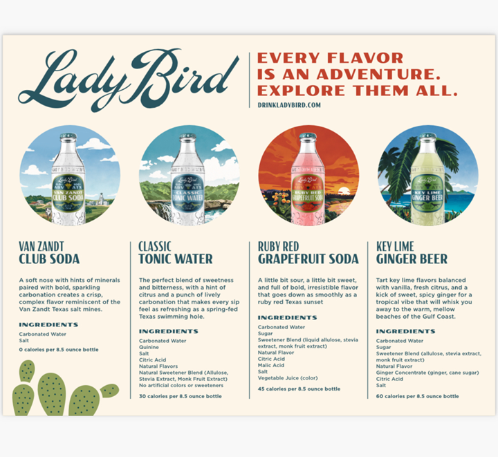 Lady Bird Grapefruit Soda