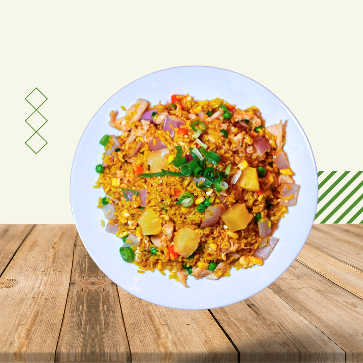 H3. Golden Curry Pineapple Fried Rice